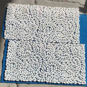 Thiết kế hiện đại lá hoa Gạch <span class=keywords><strong>Mosaic</strong></span> ý Carrara bằng đá cẩm thạch trắng Tường sàn gạch cho biệt thự sử dụng Hy Lạp thassos bằng đá cẩm thạch trắng - Product Image 2