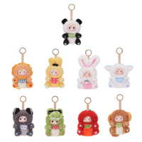 Pendentif en peluche Lacy Animal Costume, Boîte mystère, Porte-clés poupée mignonne, Breloque pour sac, pour la vente en gros