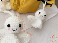 Häkeln Sunny Doll Car Rückspiegel Hängendes Zubehör Niedliches Häkeln Sunny Doll Key chain Bag Anhänger Geschenke für Frauen