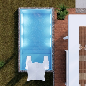 Maison Échelle prête à l'emploi 5 marches en fibre de verre creusée familles de piscines utilisées piscine extérieure spa grande taille en fibre de verre à vendre - Product Image 6