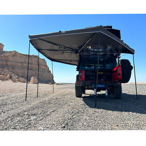 SNDN 270 auvent murs Oxford voiture 270 degrés auvent tente véhicule côté lumière LED <span class=keywords><strong>4x4</strong></span> 4wd SUV voiture auvent 270 degrés contrôle <span class=keywords><strong>manuel</strong></span> - Product Image 2