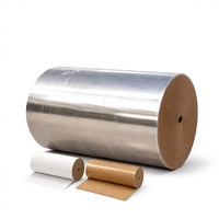 Rouleau de papier laminé réfléchissant avec base en feuille métallisée pour la production de carton ondulé et la conversion d'emballages
