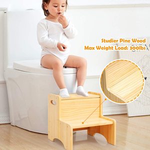 Passing On <b>The</b> <b>Kingdom</b> Wooden Step Stool 33x36.5x34cm For Kids Potty Training - Product Image 2
