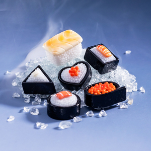 Micro-paisaje Creativo, Juguete <span class=keywords><strong>de</strong></span> <span class=keywords><strong>Comida</strong></span> Artificial, Sushi Estilo Japonés, Decoraciones, Accesorios <span class=keywords><strong>para</strong></span> Bolsas Sorpresa, Miniaturas, Pequeños Adornos - Product Image 2