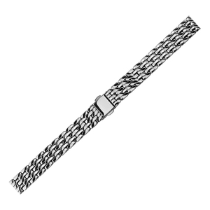 Bracelet de montre en acier inoxydable, fermoir pliable de 22mm, étanche et réglable pour montre intelligente - Product Image 2