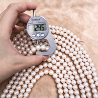 Offre Spéciale en Gros : Fil de Perles d'Eau Douce Naturelles Rondes AAA de 11-13 mm, Légères Imperfections, Perles Libres pour la Fabrication de Bijoux