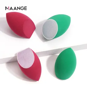 MAANGE自有品牌批发定制粉扑乳胶材料干湿两用化妆海绵鸡蛋带盒