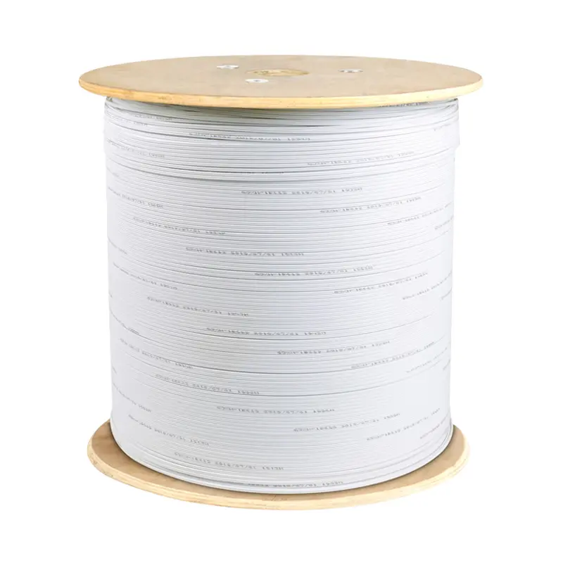 Cabo óptico 1-12 núcleo de fibra óptica, baixo preço, exterior, branco, g657a1, 2 núcleos