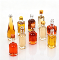 Fabricant direct ; Bouteilles miniatures vides de haute qualité pour spiritueux (30 ml, 100 ml) avec bouchon à vis ; Convient pour le whisky, la vodka et autres boissons.