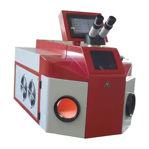 Mesin Las Titik Laser Perhiasan 24K, Mesin Las Titik Laser 100W 200W, Titanium Emas Perak, Platinum, Mesin Bijoux Lazer