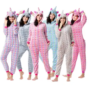 Pijama de raposa para bebês, fantasia adulto unicórnio kigurumi com 100% seguro, venda imperdível