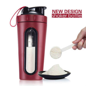 Hot Selling Custom Logo BPA-Free Stainless Steel Shaker Bottle for Gym <strong>Protein</strong> Travel Mug Perfect Business Gift - Product Image 1
