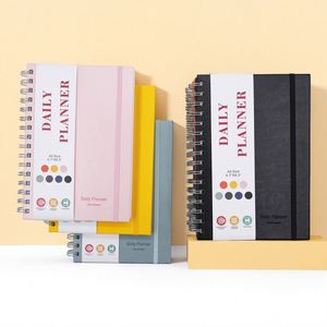 2025-2026 Custom Plain PP/PVC Spiral <b>Notebook</b> Reusable Sublimation Cute Composition <b>A5</b> 120 Sheets Promotional Use - Product Image 1