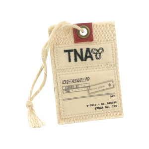 Etiqueta de tarjeta de diseño libre Simple creativa de lienzo de algodón y lino para prendas de vestir Impresión de tarjetas de marca personalizada - Product Image 1