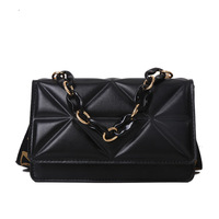 Sac à Main d'Épaule en Cuir de Luxe Matelassé avec Chaînes, Bandoulière, Logo Personnalisé, pour Femmes – Vente en Gros