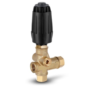 Válvula Reguladora <span class=keywords><strong>de</strong></span> Presión <span class=keywords><strong>para</strong></span> Lavadora a Presión VRT3 4060 PSI 10.6-GPM 3/8" <span class=keywords><strong>de</strong></span> Latón Negro con Resorte <span class=keywords><strong>para</strong></span> Uso Doméstico y Comercial AR PUMP INTER PUMP - Product Image 1