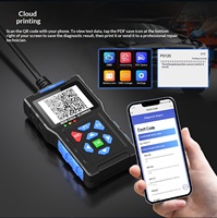 JDIAG Nuevo T300 Herramienta de Diagnóstico de Códigos de Error OBD2 con Cable para Automóviles, Escáner de Fallas de Batería para Vehículos de 12V desde 1996