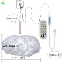 Nuages artificiels suspendus, pluie, éclairs, lumières de pluie DIY, décorations murales pour la maison, la chambre, les mariages et les plafonds d'événements