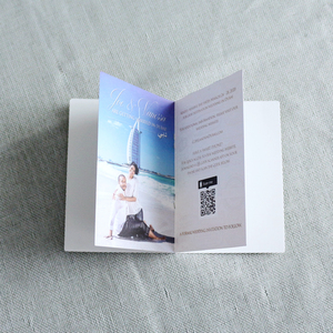 Carte-cadeau créative personnalisée, carte passeport unique, <span class=keywords><strong>photo</strong></span> personnelle imprimée et cartes d'<span class=keywords><strong>invitation</strong></span> de mariage personnalisées en forme de passeport - Product Image 5