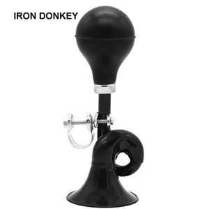 Corne à <span class=keywords><strong>air</strong></span> <span class=keywords><strong>super</strong></span> puissante IRONDONKEY pour vélo, corne à <span class=keywords><strong>air</strong></span> rétro en métal, cloche à presser, corne à <span class=keywords><strong>air</strong></span> pour vélo, numéro en caoutchouc, ampoule lumineuse - Product Image 6