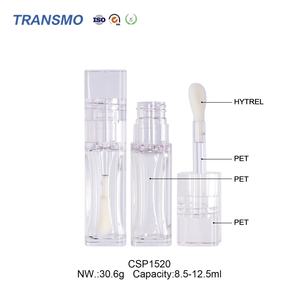 8.5-12.5ml Wholesale clear Tube Custom logo Cosmetic Liquid Concealer Tubes Empty Plastic Lipgloss Tubes - Product Image 3