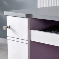 Comptoir de réception en bois moderne et luxueux, multi-usages, pour hôpital et centre commercial - Mobilier commercial écologique