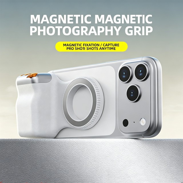New Ergonomic Shot Magnetic Phone Camera Mount Grip Mobile Phone Accessories Assistive Shooting Device for Remote Control Holder