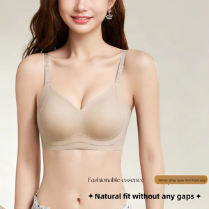 Reggiseno <span class=keywords><strong>Push</strong></span>-<span class=keywords><strong>up</strong></span> Senza Cuciture 2026 da Donna con Strass, Spalline a Forma di W, <span class=keywords><strong>Doppio</strong></span> Sollevamento, Senza Ferretto, Morbido, Anti-Rilascio, per Uso Quotidiano, OEM - Product Image 6