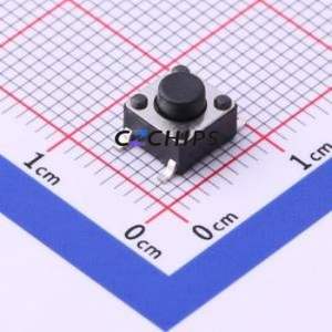 TS-1102S-A-C-B Tactile Switch SMD-4P,6x6mm Switch Single Pole Single Throw Round Button 1N Vertical Mount - Product Image 1