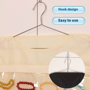 Set de Almacenamiento de Joyas para Niñas, Bolsa Colgante Moderna de Tela Oxford de Doble Cara con 41 Compartimentos, Cierre de Cremallera, Anti-Oxidación e Impermeable - Product Image 2