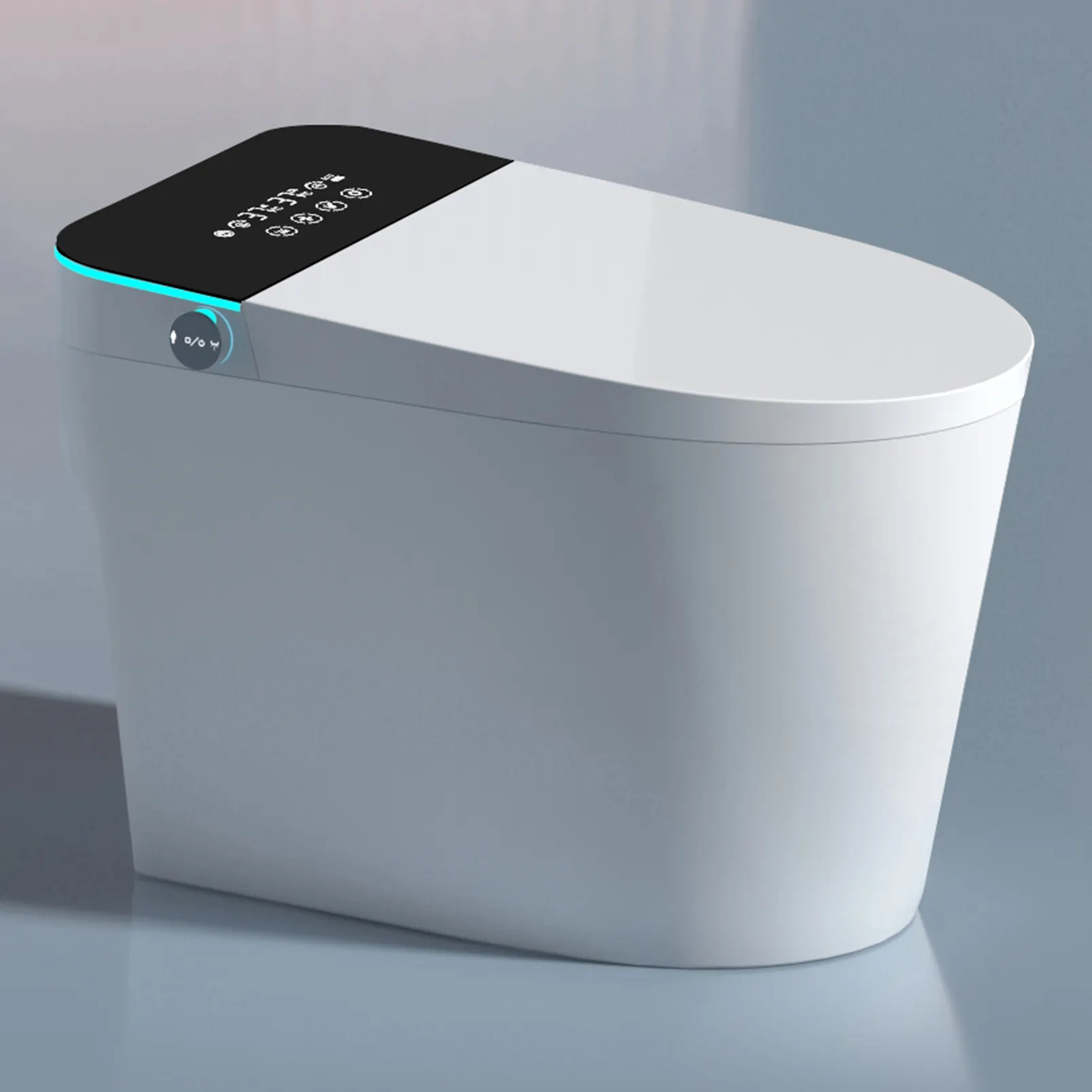 Intelligente Sanitair Water Kast Badkamer Keramische Vloer Gemonteerd Automatische Toiletpot Inodoro Smart Toilet Met Bidet