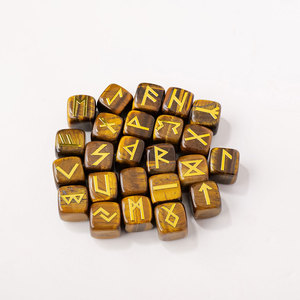 Juego <span class=keywords><strong>de</strong></span> cubos <span class=keywords><strong>de</strong></span> cristal natural al por mayor <span class=keywords><strong>de</strong></span> 24 piezas runa cuadrada pulida piedra áspera Chakra energía curativa para regalos <span class=keywords><strong>de</strong></span> decoración - Product Image 3