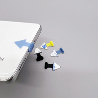 Bouchon anti-poussière universel en silicone Type-C multicolore pour iPhone et Android