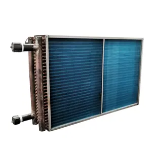 Microchannel Aluminum Fin Heat Exchanger for Chiller Copper Tube Fin Type Air to Water Heat Exchanger