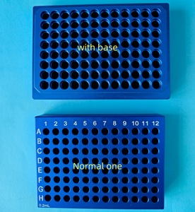 Phòng thí nghiệm sử dụng nhôm 96 cũng 0.1ml 0.2ml pcr Tấm mát Cryo lọ đông lạnh giá sưởi ấm làm mát khối - Product Image 3