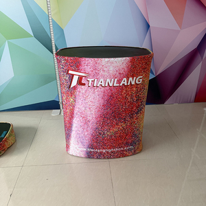 Vừa di động xúc tiến triển lãm truy cập bảng căng thẳng vải cong hình bầu dục thương mại hiển thị Pop Up truy cập hiển thị với ánh sáng LED - Product Image 2