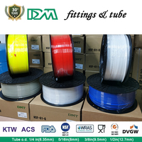 Tube PE DM 1/4" 5/16" 3/8" 1/2" O.D. Filtre à eau RO certifié NSF, tuyau d'eau flexible