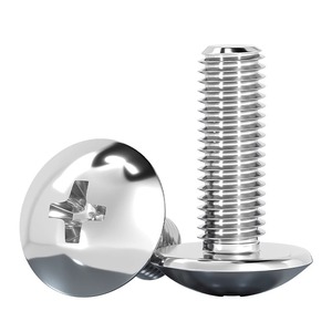 Stainless Steel Phillips Head <b>Flat</b> Head <b>Screws</b> M3 M4 M5 M6 Large Head For Wood Furniture Bolts JISB1111T Grade A - Product Image 1