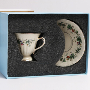 Promotion of High Quality Coffee and <b>Tea</b> <b>Sets</b> Ceramic Cups and Plates With Gift Boxes - Product Image 4