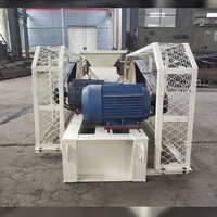 Prix bon marché des déchets de construction charbon à double rouleau concasseur capacité du fabricant 50-100Tph verre sel laitier broyeur à double rouleau
