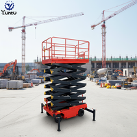Hydraulische Scherenhebebühne 500kg Tragfähigkeit 6m Höhe CE-Zertifiziert Ideal für Lagerhallen Fabriken und Baustellen
