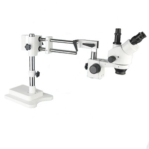 Microscopio Estéreo Trinocular de Doble Soporte Boshida BD-W245T1 con Anillo de Luz LED y Cámara para Inspecciones Industriales - Product Image 2