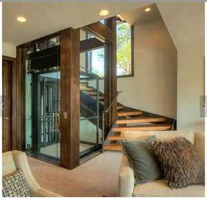 Ascenseur de passagers sécurisé pour hôtels avec accès par escalier, entraînement AC sans engrenages, installation facile pour le confort et la commodité - Product Image 2