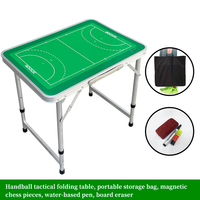 Planche tactique de handball Portable pliant jeu magnétique formation table tactique en aluminium inscriptible et effaçable