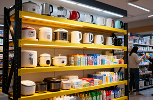 מדפי מתכת מתכווננת 4 שכבות פלדה מגולגל קרה מצופה אבקת 100 ק "ג לכל שכבה כלי ללא מחסן לאחסון - Product Image 5