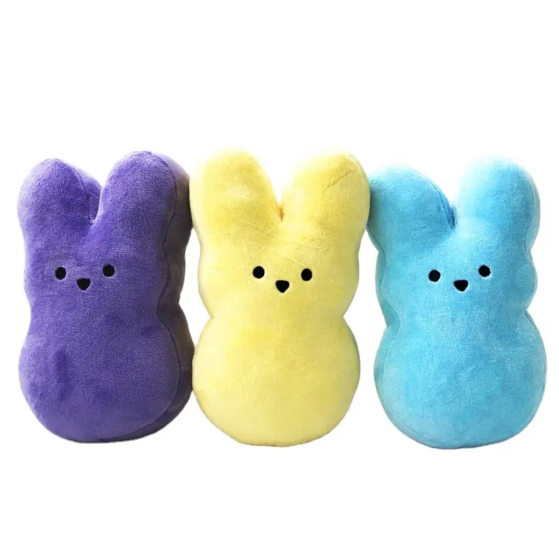 Fabriek Hoge Kwaliteit 15Cm Easter Peep Pluche Speelgoed Peep Pluche Bunny Pop Knuffel Konijn Speelgoed