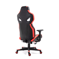 Chaise de course pour ordinateurs domestiques de luxe Chaise pivotante E-Sports avec repose-pieds confortable Support lombaire solide en cuir durable