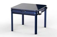 Machine à Mahjong électrique automatique pour table de Mahjong, couverture de table à manger livrée avec 2 jeux de tuiles de Mahjong