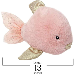 Decoración de cama de habitación, animales del océano, peluches de <span class=keywords><strong>peces</strong></span>, regalos personalizados <span class=keywords><strong>para</strong></span> niños pequeños y niñas, <span class=keywords><strong>peces</strong></span> dorados rosas de 13 pulgadas, <span class=keywords><strong>juguetes</strong></span> de peluche de <span class=keywords><strong>peces</strong></span> - Product Image 2