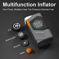2026 Portable Cordless ABS Tyre Inflator Digital Air Pressure Monitor 150psi High Battery Capacity for Car Motorcycle Tyres